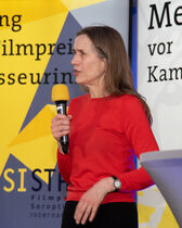 Überraschungsgast des Abends: Mariette Rissenbeek, Geschäftsführerin der Internationalen Filmfestspiele Berlin.